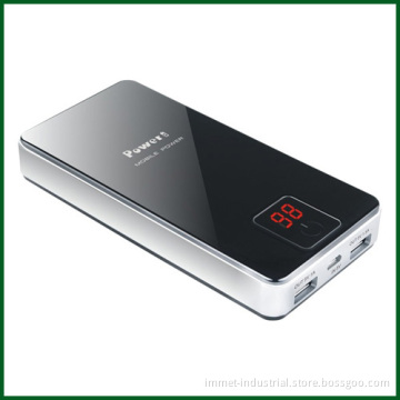 10000mAh Factory OEM UV Coating Portable Mobile Power Bank with LED Torch